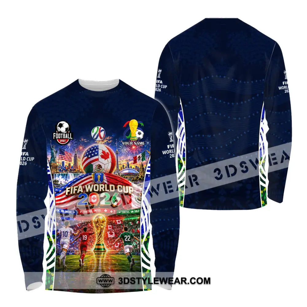 Unisex Shirt - Custom World Cup 2026 Shirt - Long Sleeve Shirt / S - T-shirt