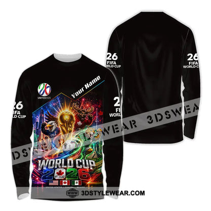 Unisex Shirt - Custom World Cup 2026 Shirt - Long Sleeve Shirt / S - T-shirt