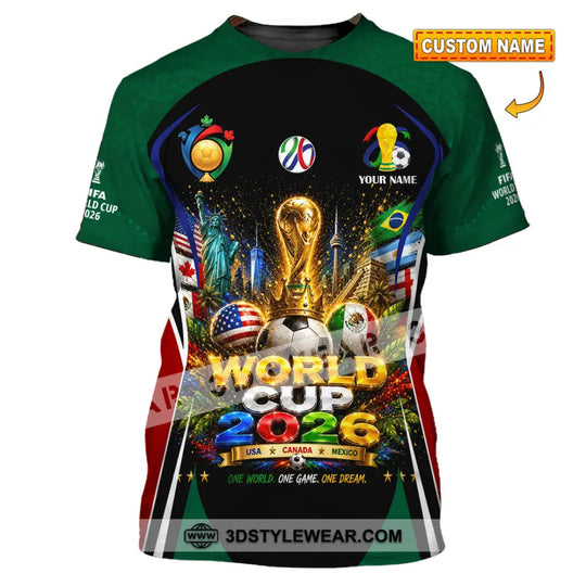 Unisex Shirt - Custom World Cup 2026 Shirt style option 1