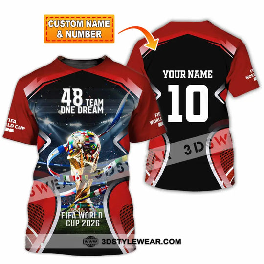 Unisex Shirt - Custom World Cup 2026 Shirt style option 1