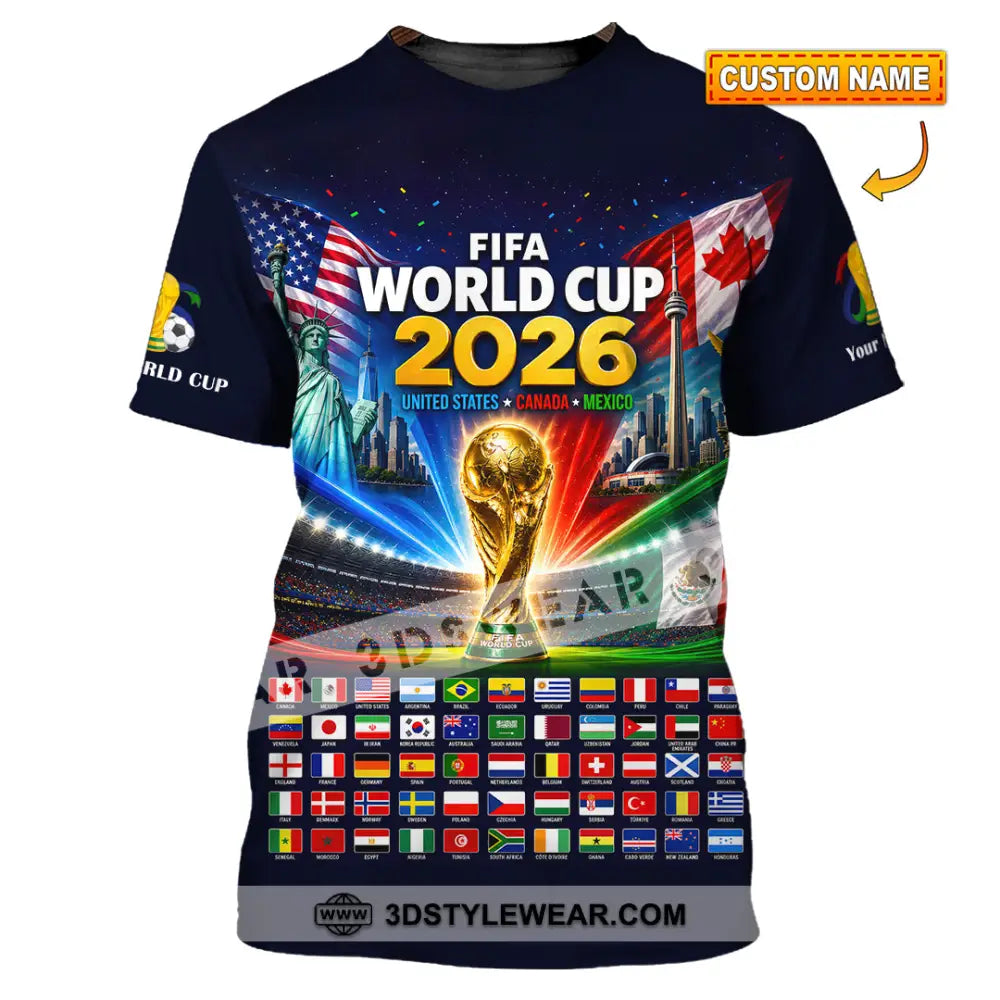 Unisex Shirt - Custom World Cup 2026 Shirt - T-shirt