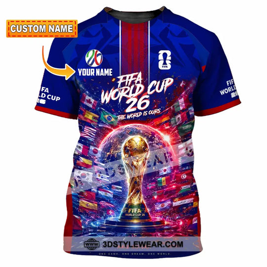 Unisex Shirt - Custom World Cup 2026 Shirt style option 1