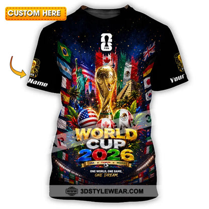 Unisex Shirt - Custom World Cup 2026 Shirt - T-shirt