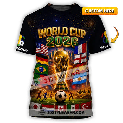 Unisex Shirt - Custom World Cup 2026 Shirt - T-shirt