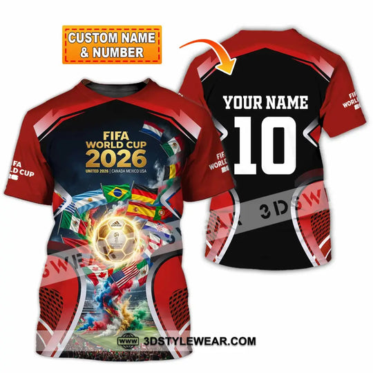 Unisex Shirt - Custom World Cup 2026 Shirt style option 1