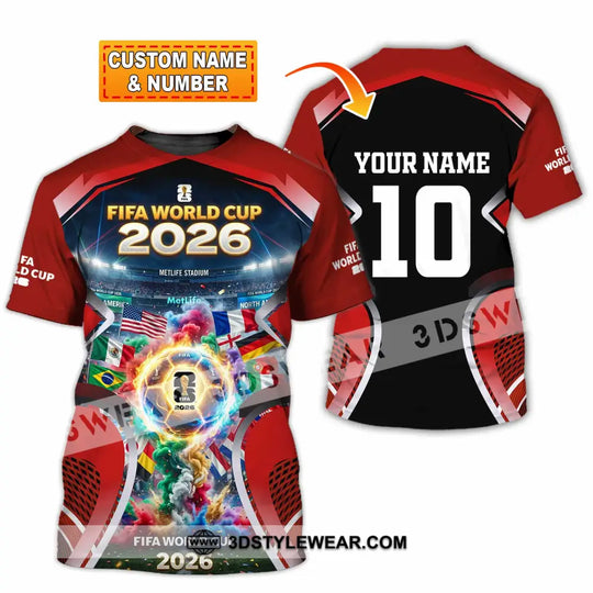 Unisex Shirt - Custom World Cup 2026 Shirt style option 1