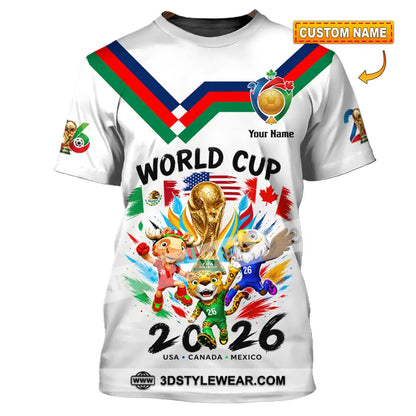 Unisex Shirt - Custom World Cup 2026 Shirt - T-shirt