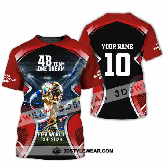 Unisex Shirt - Custom World Cup 2026 Shirt style option 3