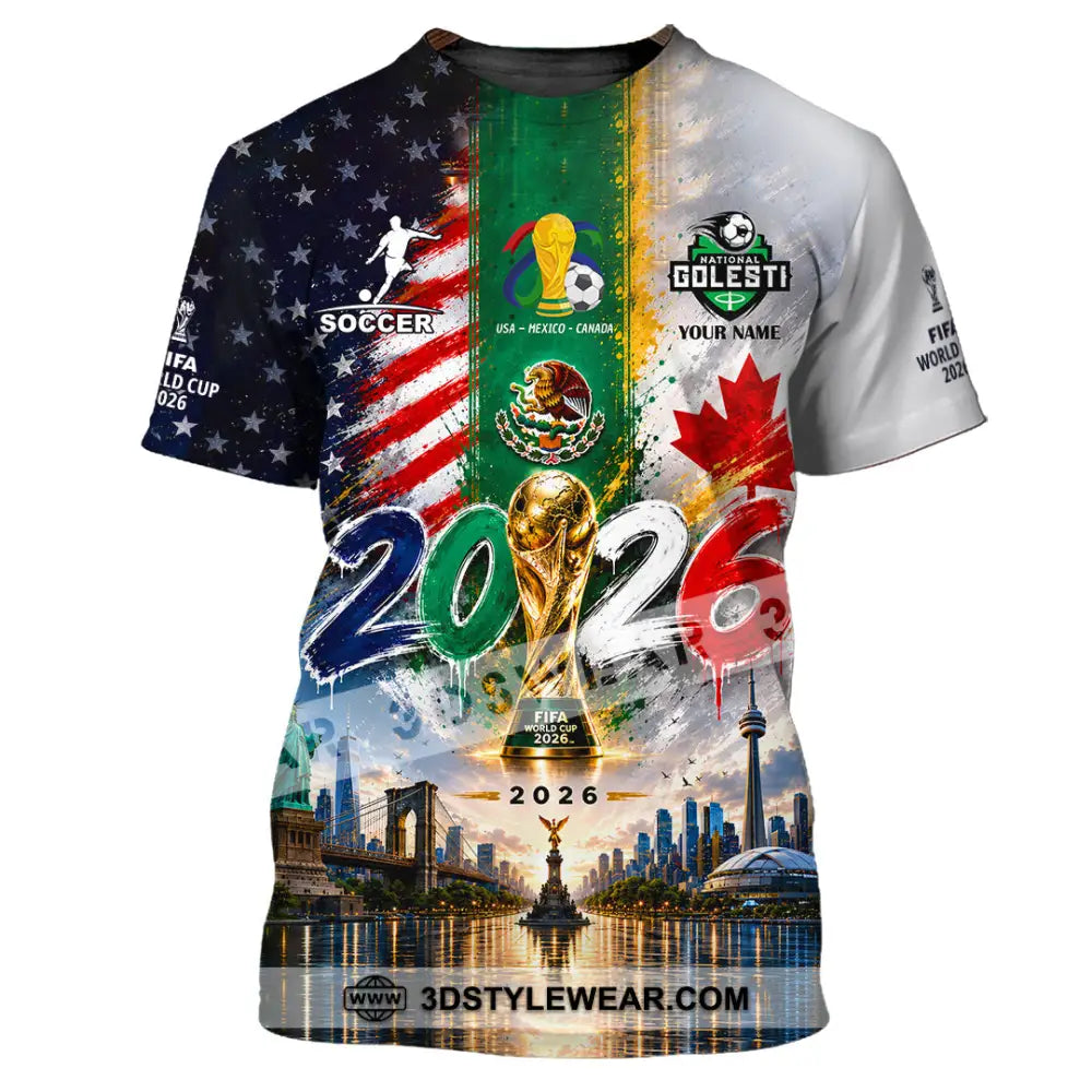 Unisex Shirt - Custom World Cup 2026 Shirt - T-Shirt / S - T-shirt