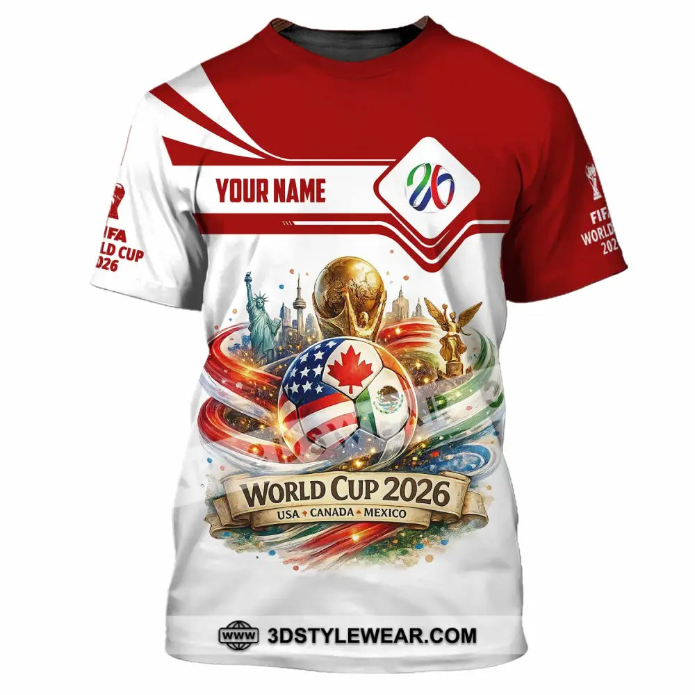 Unisex Shirt - Custom World Cup 2026 Shirt - T-Shirt / S - T-shirt