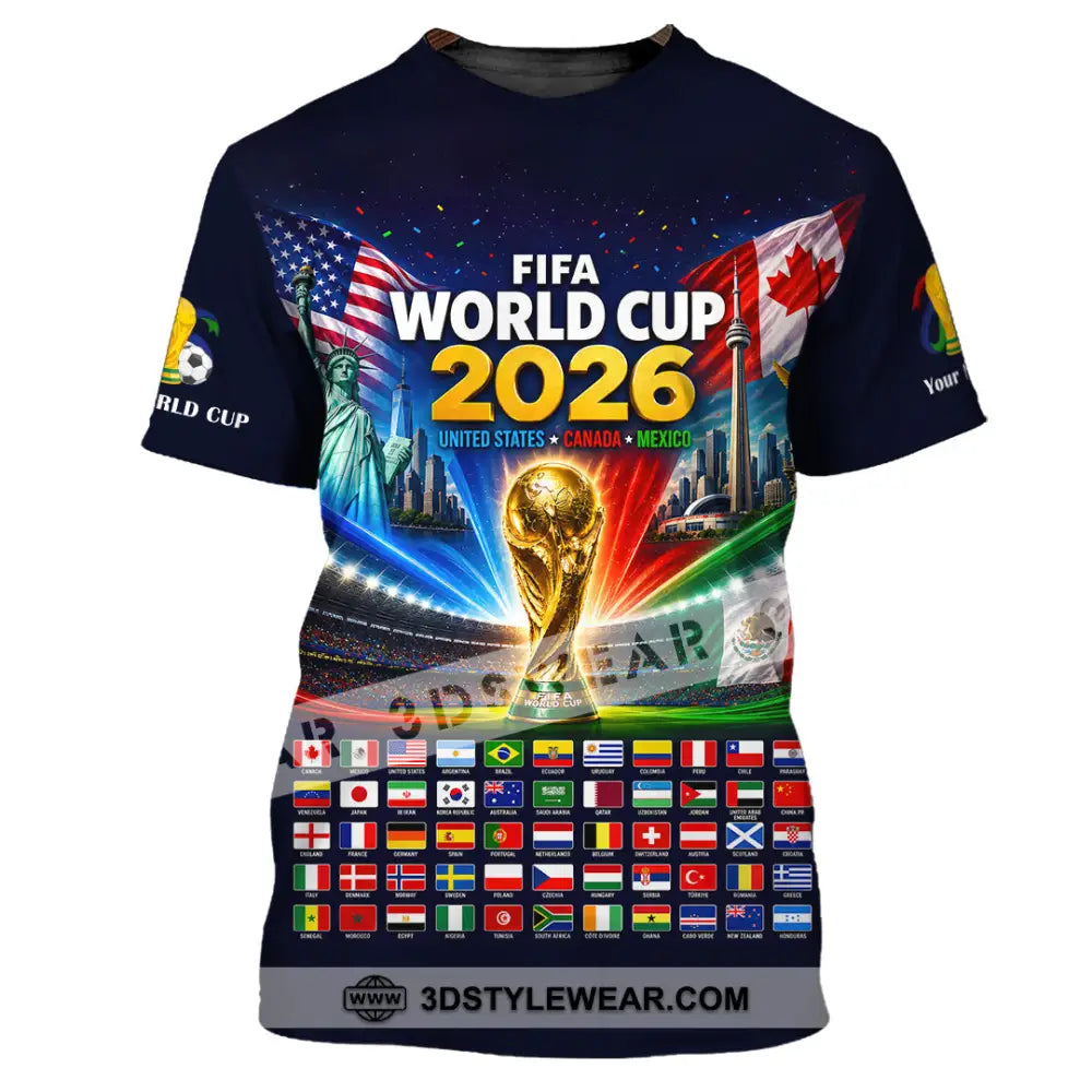 Unisex Shirt - Custom World Cup 2026 Shirt - T-Shirt / S - T-shirt