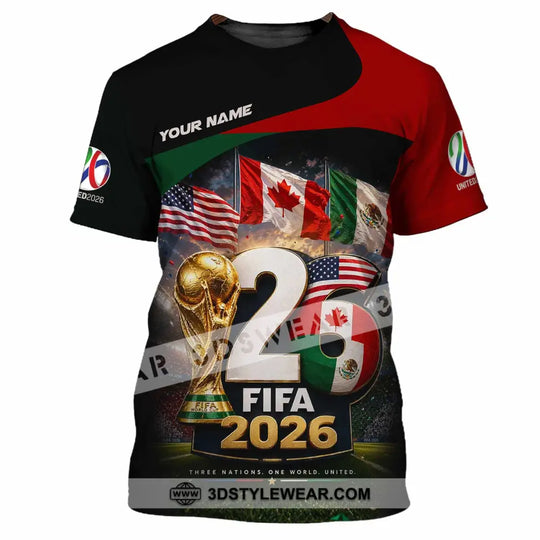 Unisex Shirt - Custom World Cup 2026 Shirt style option 4