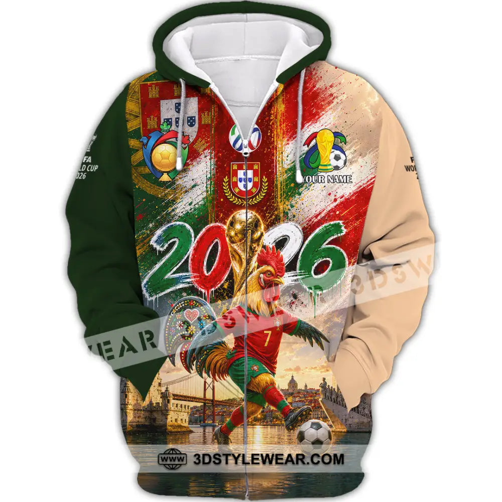 Unisex Shirt - Custom World Cup 2026 Shirt - Zipper Hoodie / S - T-shirt