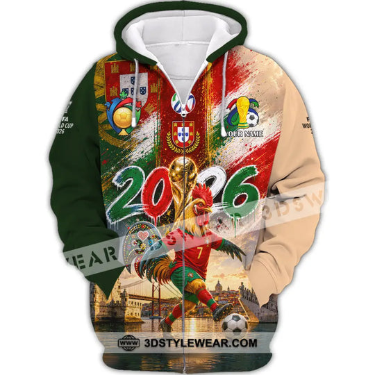 Unisex Shirt - Custom World Cup 2026 Shirt style option 3
