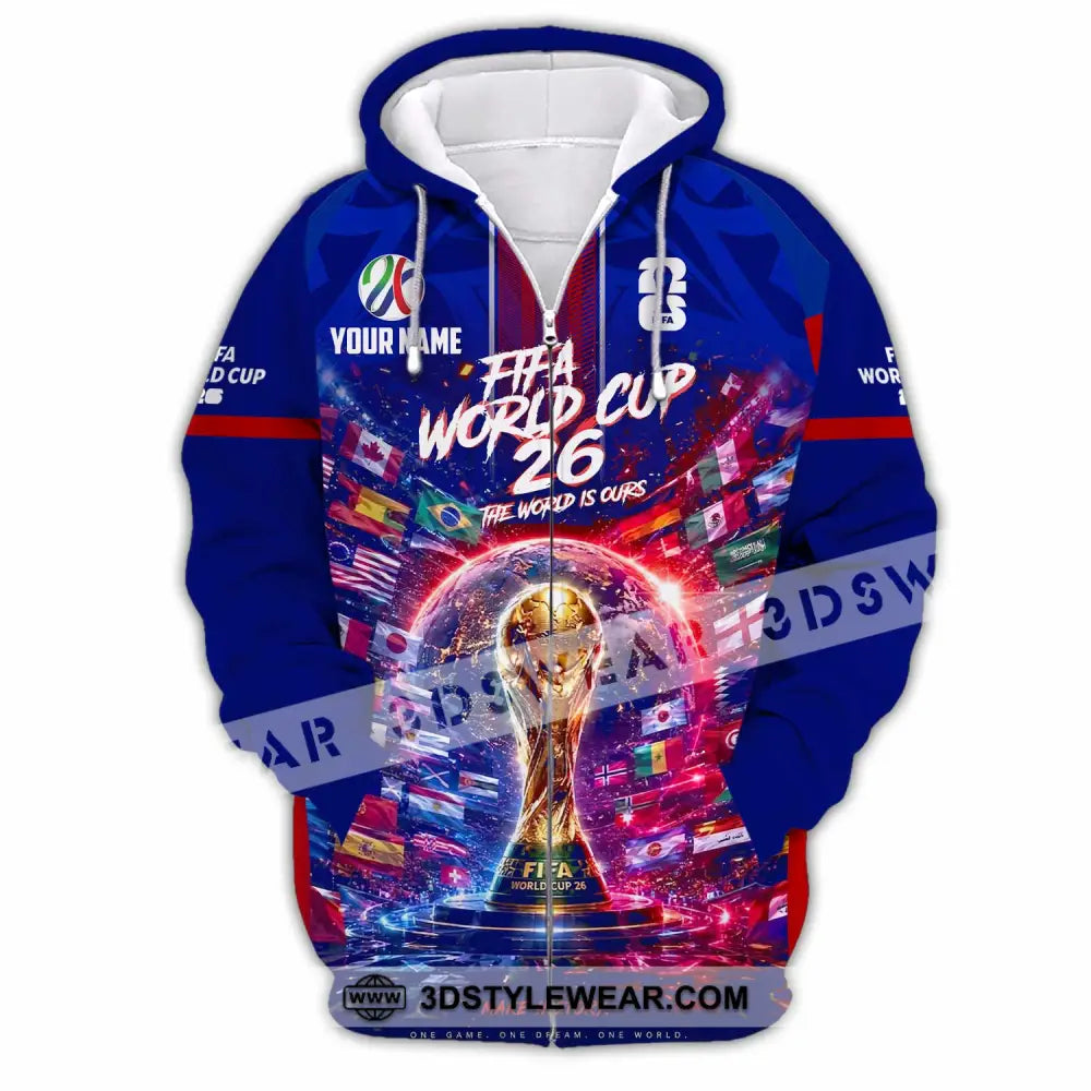 Unisex Shirt - Custom World Cup 2026 Shirt - Zipper Hoodie / S - T-shirt