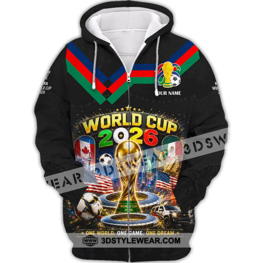 Unisex Shirt - Custom World Cup 2026 Shirt style option 3