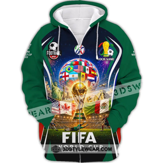 Unisex Shirt - Custom World Cup 2026 Shirt style option 3