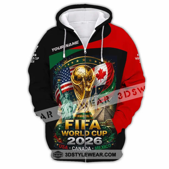 Unisex Shirt - Custom World Cup 2026 Shirt style option 3