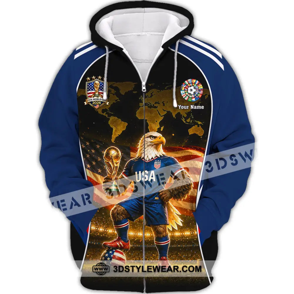 Unisex Shirt - Custom World Cup 2026 Shirt - Zipper Hoodie / S - T-shirt
