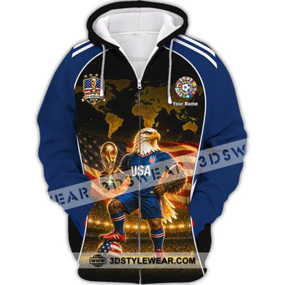 Unisex Shirt - Custom World Cup 2026 Shirt - Zipper Hoodie / S - T-shirt