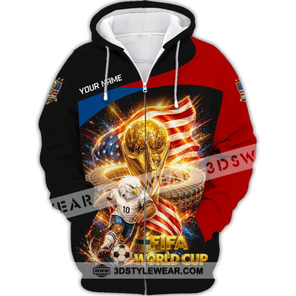 Unisex Shirt - Custom World Cup 2026 Shirt - Zipper Hoodie / S - T-shirt