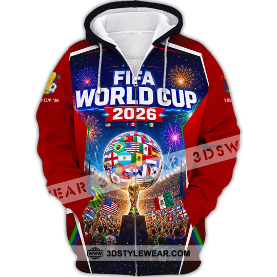 Unisex Shirt - Custom World Cup 2026 Shirt style option 3