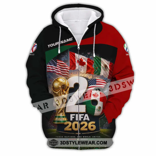 Unisex Shirt - Custom World Cup 2026 Shirt style option 3