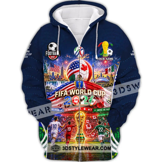 Unisex Shirt - Custom World Cup 2026 Shirt style option 3