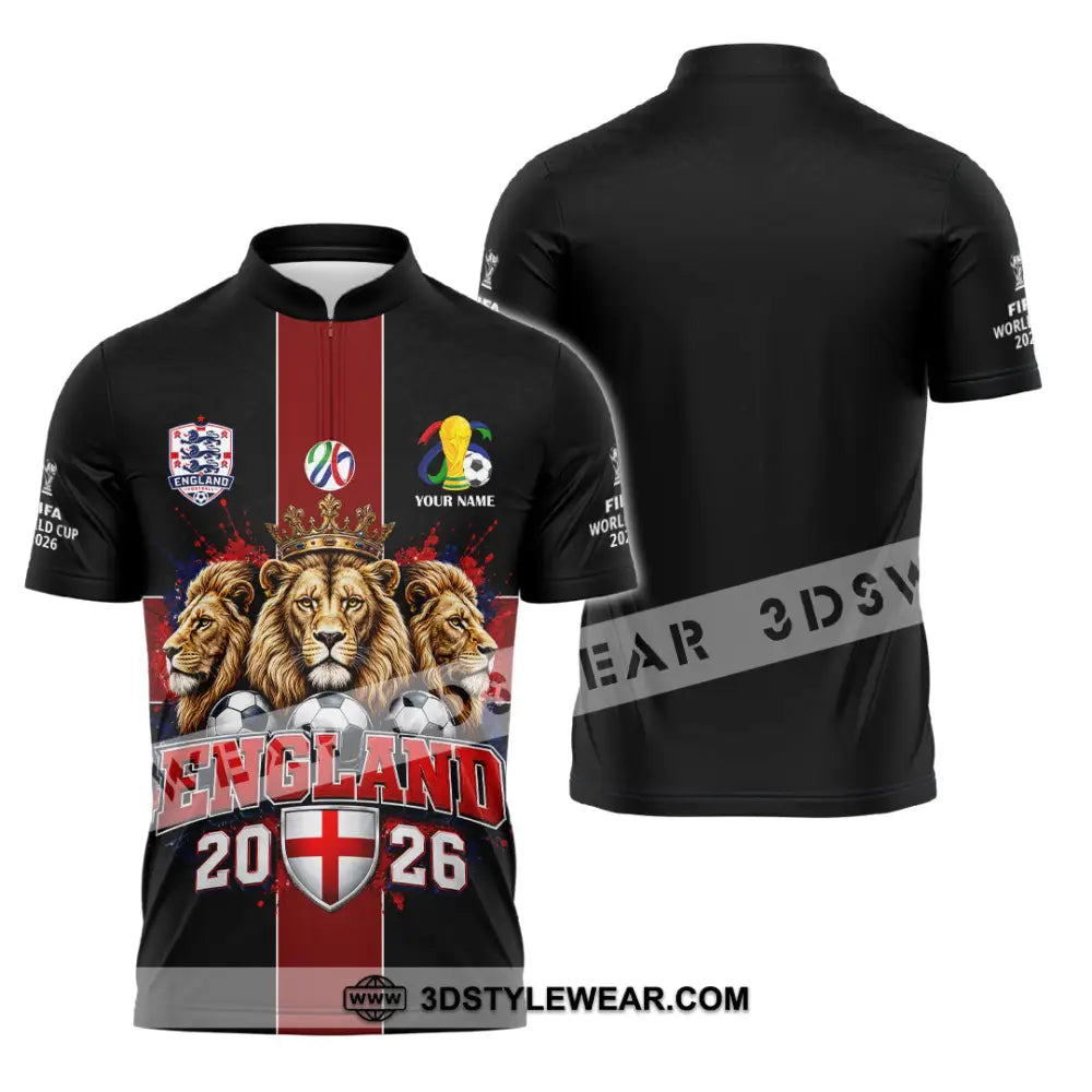 Unisex Shirt - Custom World Cup 2026 Shirt - Zipper Polo Shirt / S - T-shirt