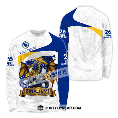 Unisex Shirt - Custom Zmajevi World Cup 2026 3D Shirt - Long Sleeve Shirt / S - T-shirt