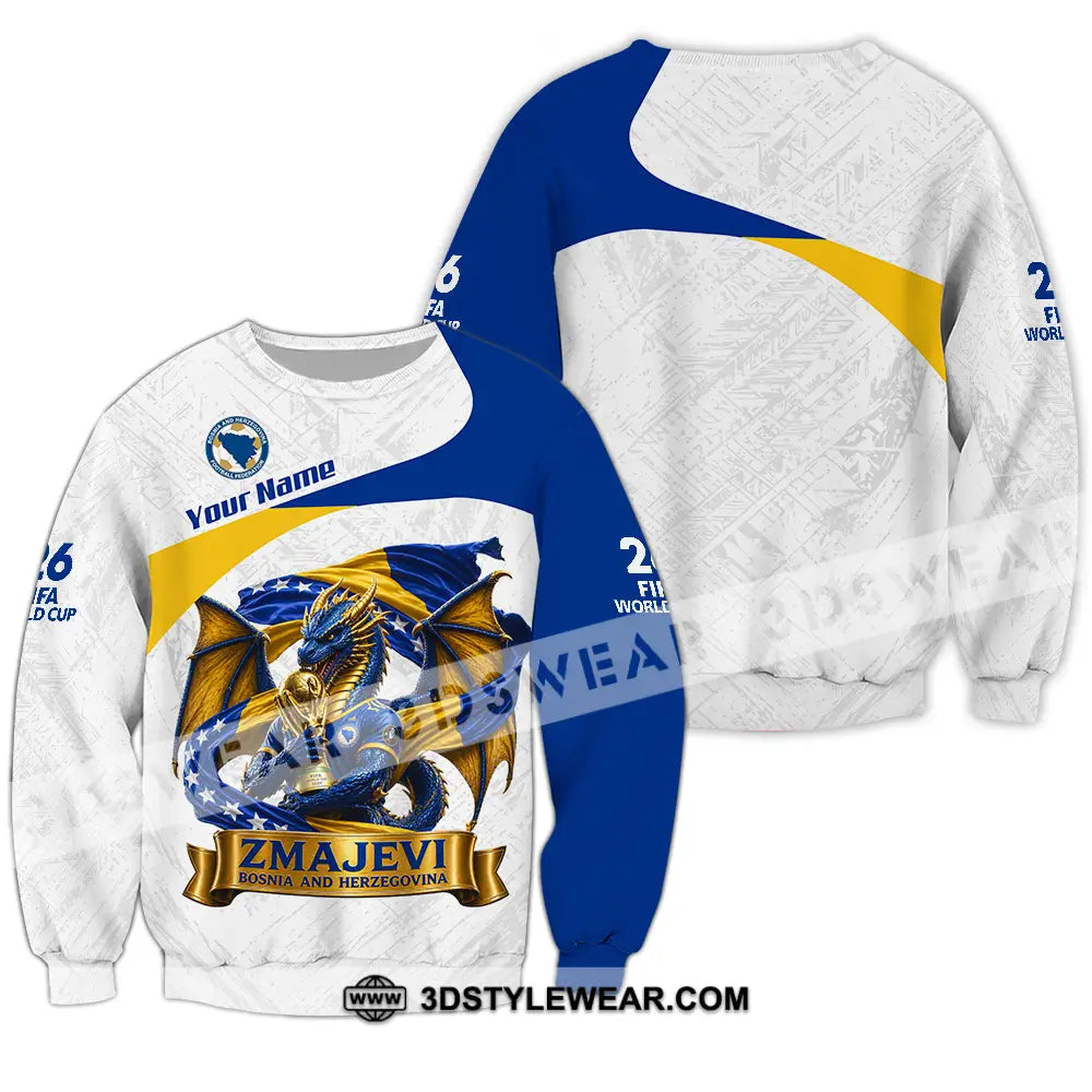 Unisex Shirt - Custom Zmajevi World Cup 2026 3D Shirt - Long Sleeve / S - T-shirt