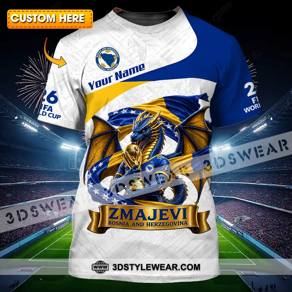 Unisex Shirt - Custom Zmajevi World Cup 2026 3D Shirt - T-shirt