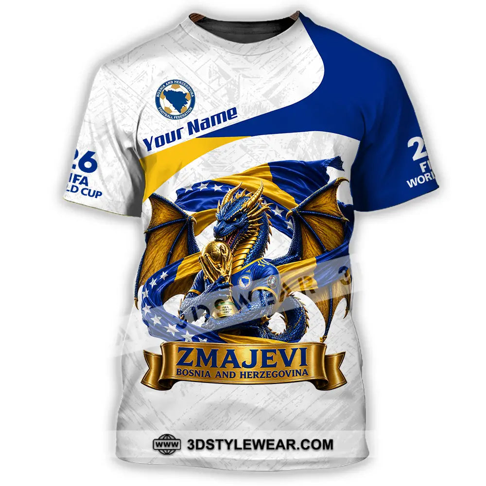 Unisex Shirt - Custom Zmajevi World Cup 2026 3D Shirt - T-Shirt / S - T-shirt