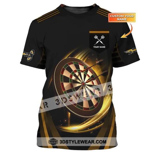 Unisex Shirt, Darts Shirt, Darts T-Shirt, Golden Dart, Darts Lover Gift, Darts Gamer T-Shirt style option 1