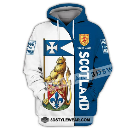 Unisex Shirt Scotland Proud To Be Scottish T-Shirt Forever Hoodie / S