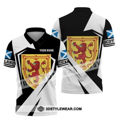 Unisex Shirt Scotland Scottish Hoodie T-Shirt Gift For Lover Polo / S