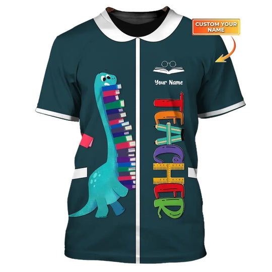 Unisex Shirt, Teacher Shirt, Teacher Hoodie, Teacher Dinosaur, Gift for Teachers style option 1