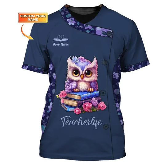 Unisex Shirt, Teacher Shirt, Teacher Hoodie, Teacher Owl, Gift for Teachers style option 1