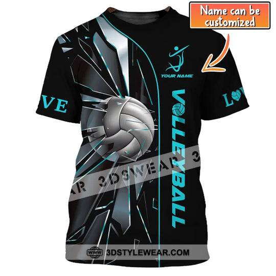 Unisex Shirt, Volleyball Custom Shirt, Volleyball Love, T-Shirt for Volleyball Club, Gift for Volleyball Players style option 1