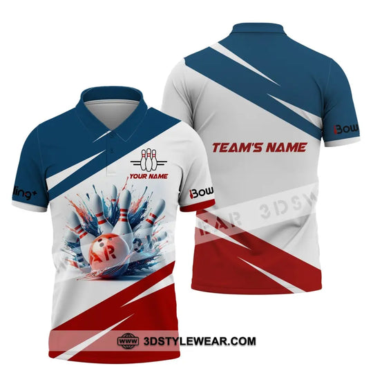 Unisex T-Shirt, Custom Name and Team Name Bowling T-Shirt, Bowling Club, Shirt For Bowling Lovers style option 4