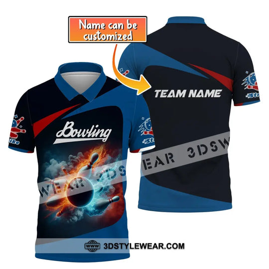 Unisex T-Shirt, Custom Team Name Bowling T-Shirt, Bowling Club Shirt, Shirt For Bowling Lovers style option 1