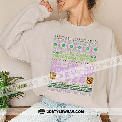 We Will Coming World Cup 2026 - Sweatshirt Sweatshirt / Beige / S Apparel