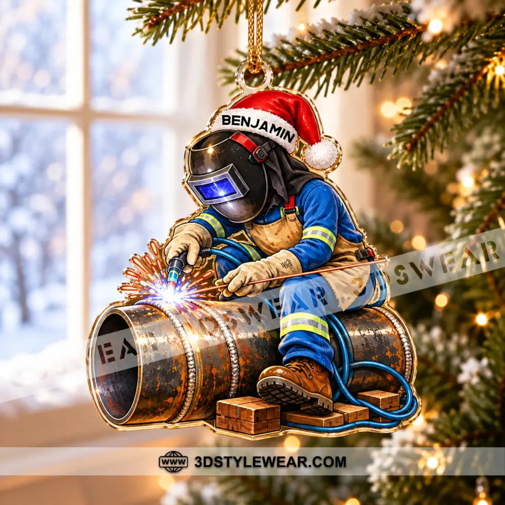 Welder Home Decor Christmas Ornament Personalized Ornament - Ornament