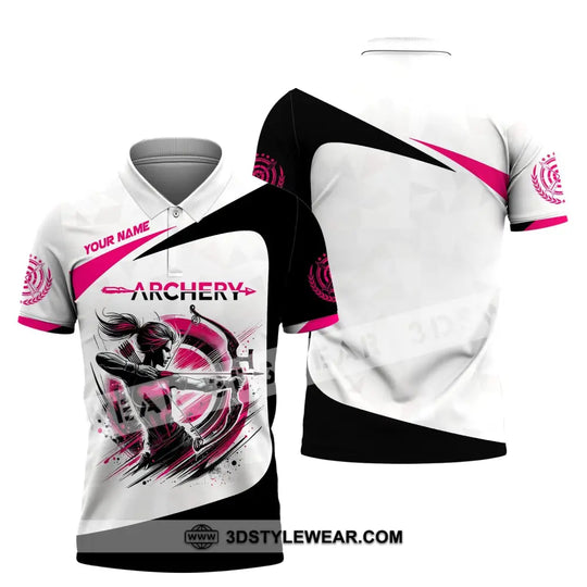 Woman Shirt, Custom Name Archer Shirt, Archery Team Uniform, Archer Gift style option 4