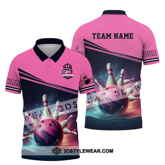 Woman Shirt - Custom Name Shirt, Bowling Shirt - Gift for Bowling Lovers style option 4