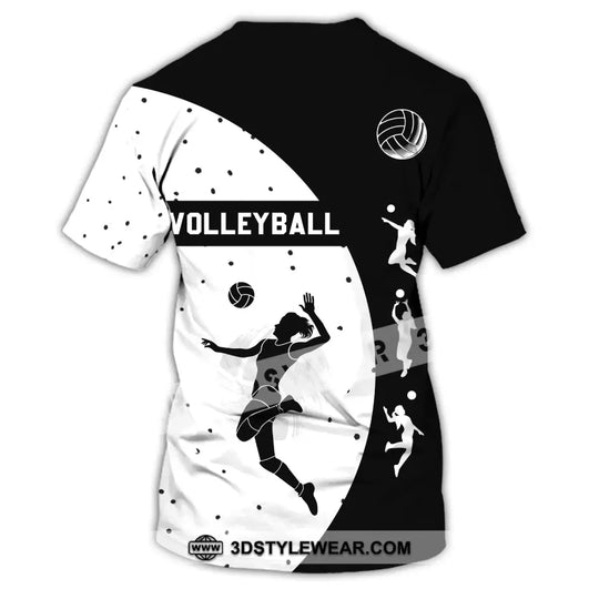 Woman Shirt - Custom Name T-Shirt - Volleyball Shirt - Volleyball Clothing style option 4