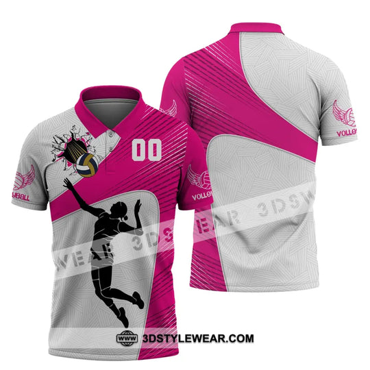 Woman Shirt, Custom Number Volleyball Shirt, T-Shirt for Volleyball Team, Gift for Volleyball Players style option 4