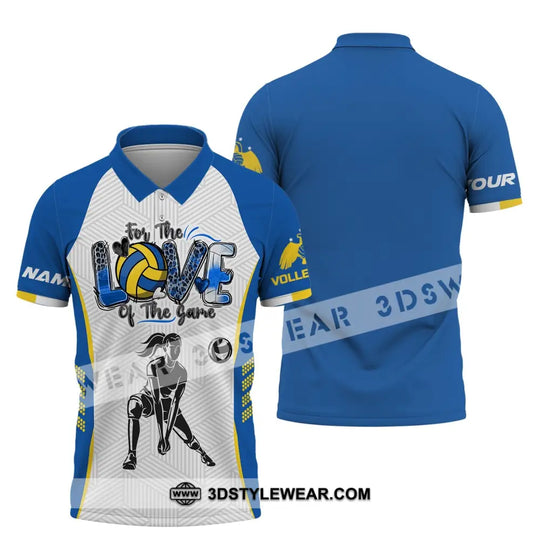 Woman Shirt, Custom Volleyball Shirt, For The Love Of The Game, T-Shirt for Volleyball Club, Gift for Volleyball Players style option 4