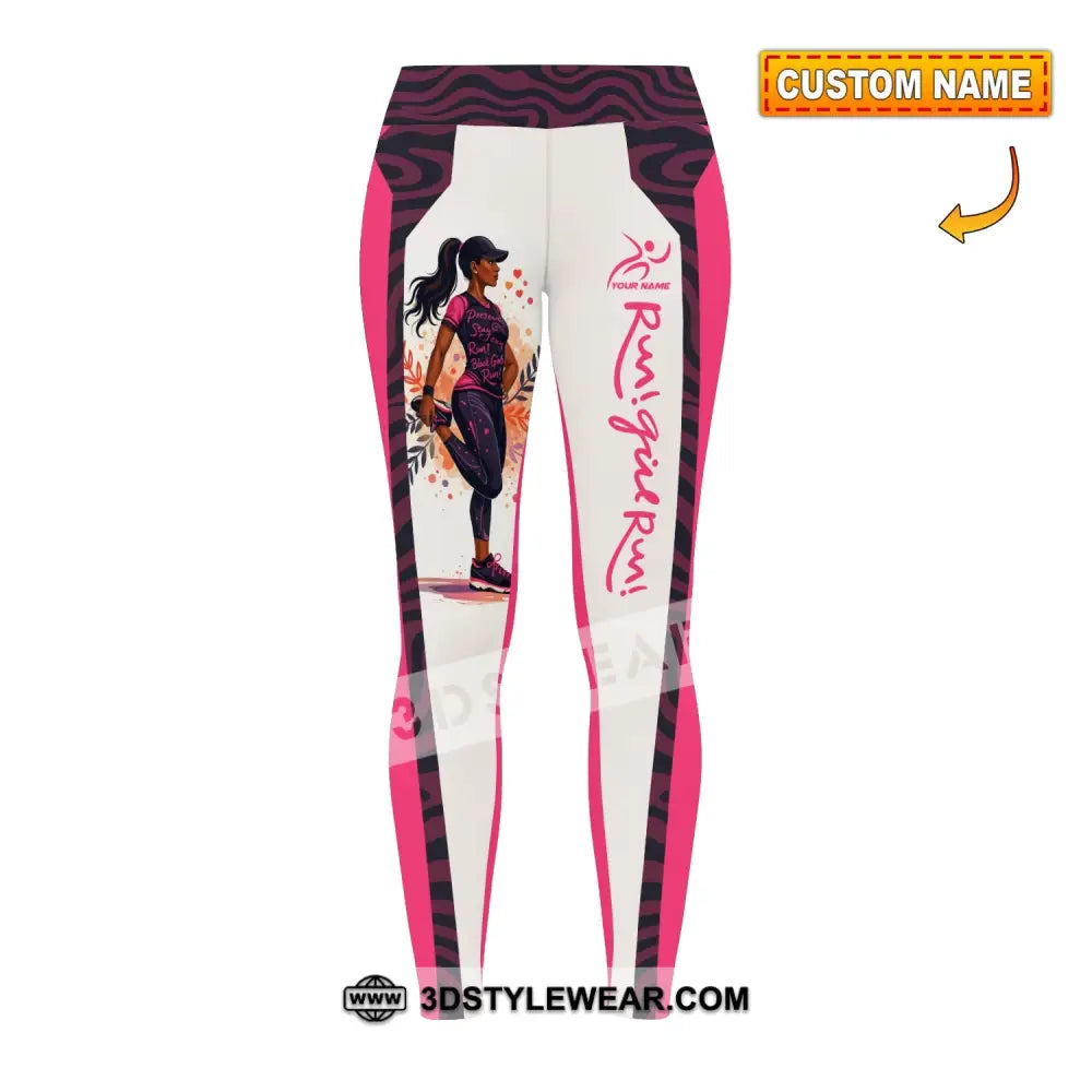Women Pants - Custom Run Girl Run Sport Pants - S - Pants
