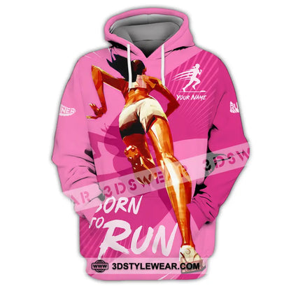 Women Shirt - Custom Born To Run Shirt - Hoodie / S - T-shirt